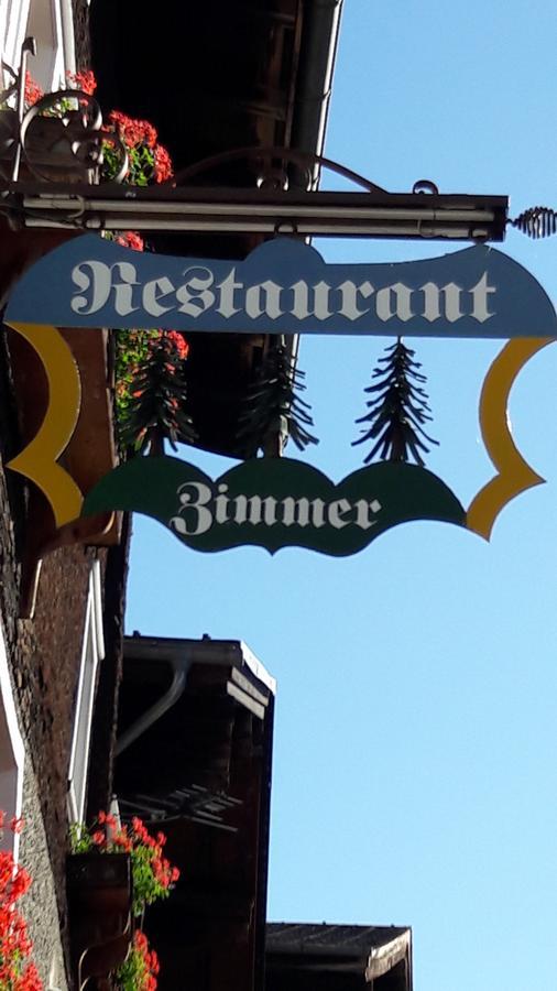 Hotel-Restaurant Drei Tannen Bellwald Exteriér fotografie
