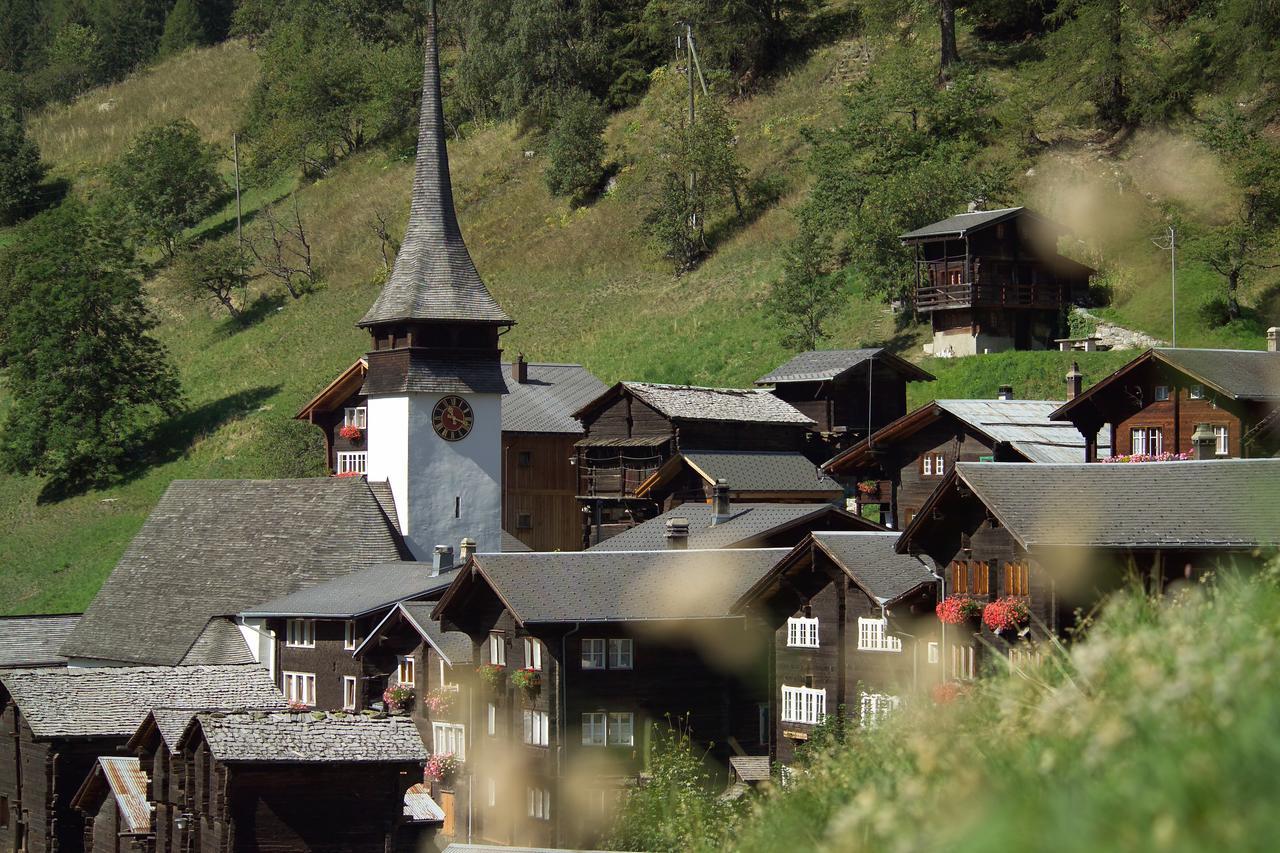 Hotel-Restaurant Drei Tannen Bellwald Exteriér fotografie